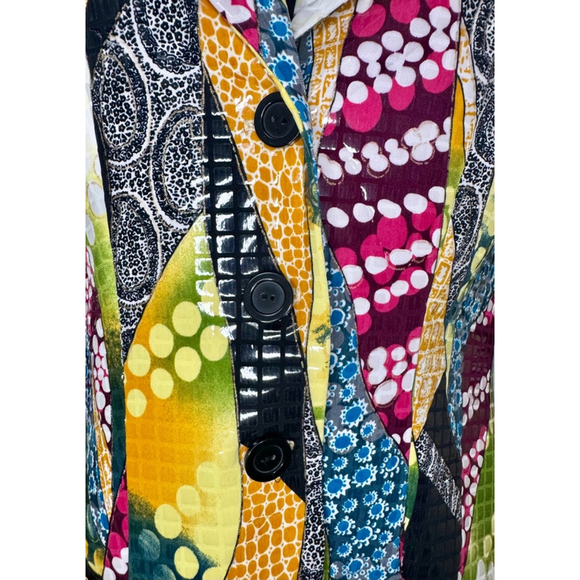 Women's Joseph Eye-Catching Ribkoff Blazer Size 6 Multi-color - Picture 2 of 8